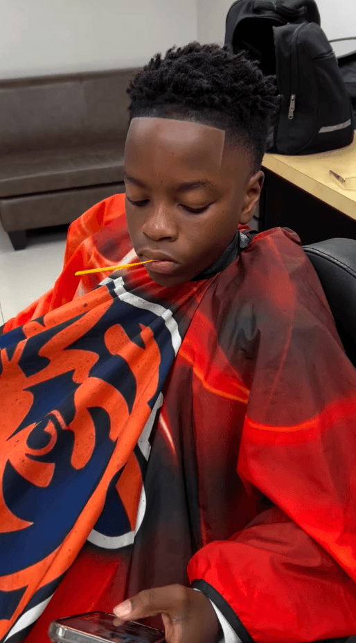 Kid's Mid taper with curls